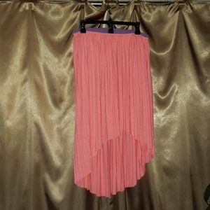 American Eagle AE Pleated Hi-Lo Skirt